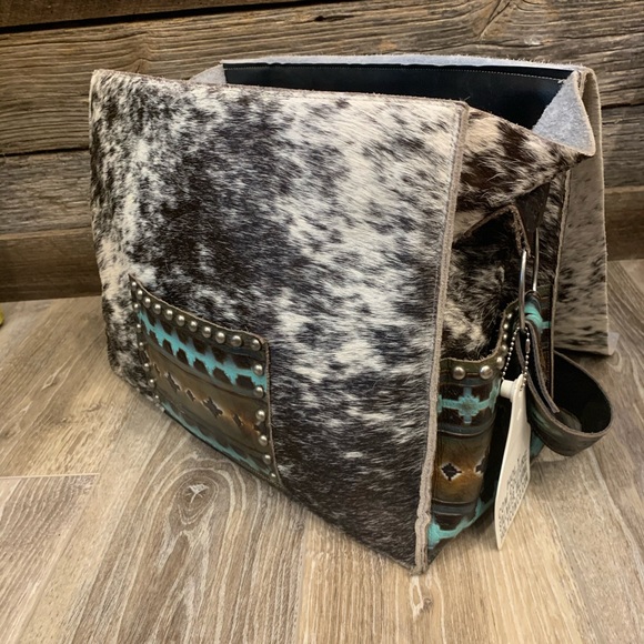 Cowhide Holy Cow Purse
